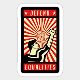 Defend Equalitys Sticker